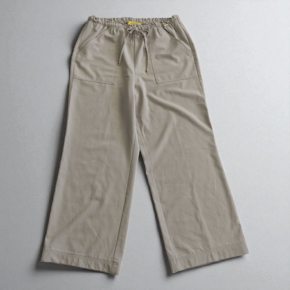 St. John Tan Drawstring Trouser Pants